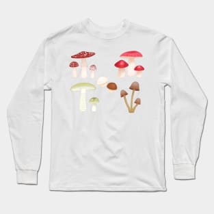 Mushroom Assortment Long Sleeve T-Shirt